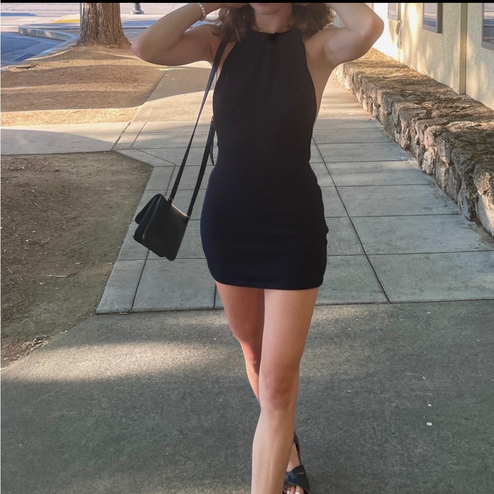 Backless edikted mini dress